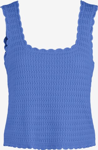 Tops en tricot PIECES en bleu : devant