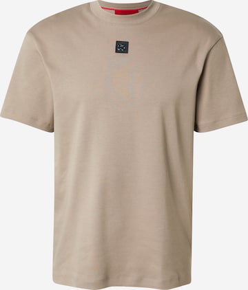 HUGO T-Shirt 'Dalile' in Braun: Vorderseite