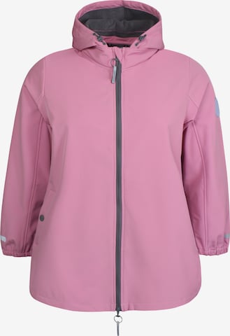 Zhenzi Between-Season Jacket 'Della 1157' in Pink: front