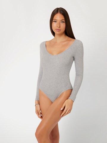 GUESS Bodysuit 'Tessa' in Grey: front