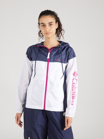 COLUMBIA Outdoor jacket 'Flash Challenger' in White: front