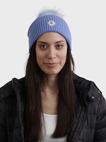 Berretto di CASH-MERE.CH in blu: frontale