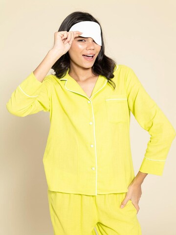 For You Moda Pyjama in Geel