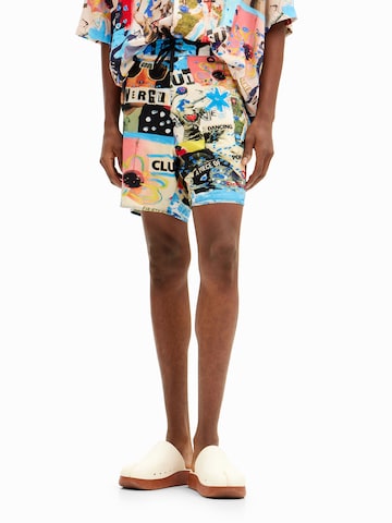 Desigual Board Shorts in Mixed colors: front