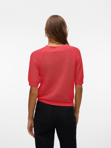 VERO MODA - Pullover 'NEW LEXSUN' em vermelho