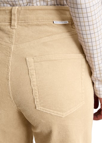 Marc O'Polo DENIM Wide Leg Hose 'Tomma' in Beige