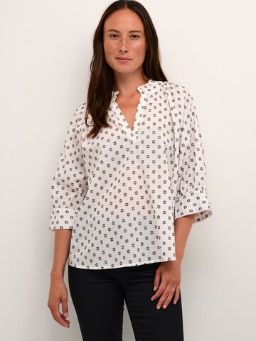 Camicia da donna 'Janni ' di Kaffe in bianco: frontale