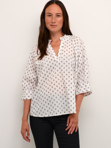 Kaffe - Blusa 'Janni ' em branco: frente