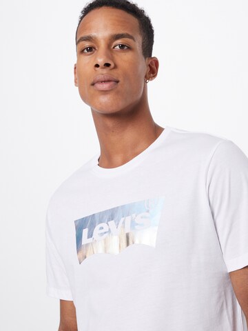 LEVI'S ® - regular Camiseta 'Graphic Crewneck Tee' en blanco