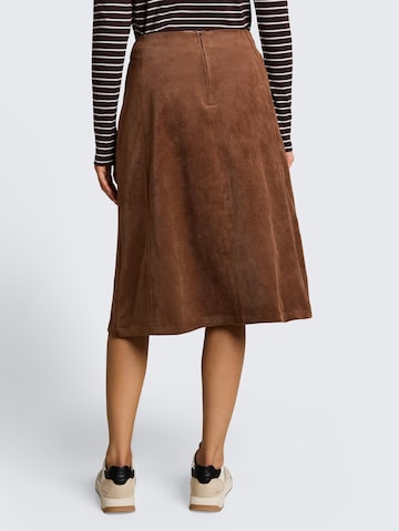 TOM TAILOR Skirt in Brown