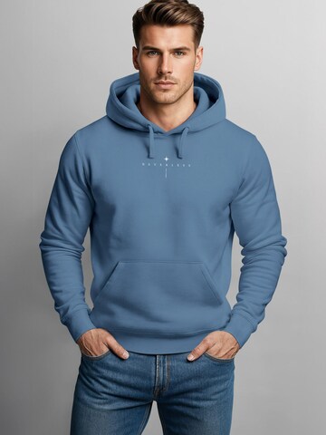 Neverless Sweatshirt 'Spiritual Awareness' in Blue