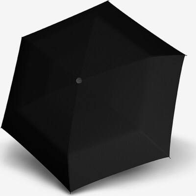 Doppler Parapluie 'Fiber Havanna' en noir, Vue avec produit