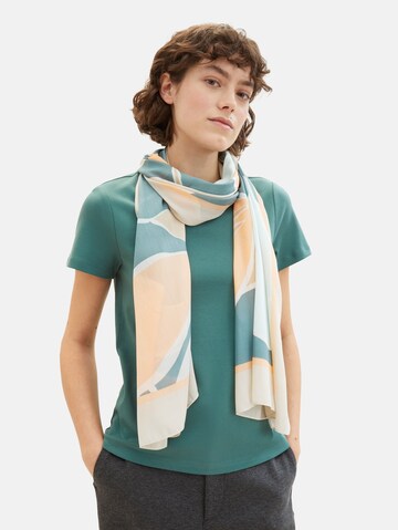 TOM TAILOR Scarf in Green: front