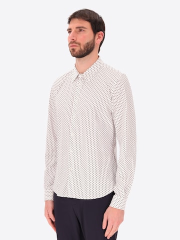 Distretto12 Regular fit Overhemd 'Signa' in Beige