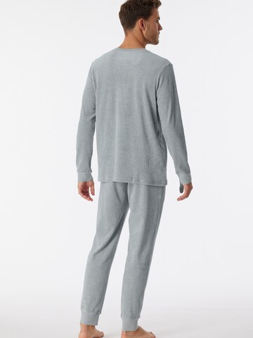 SCHIESSER Pyjama ' Warming Nightwear ' in Grau