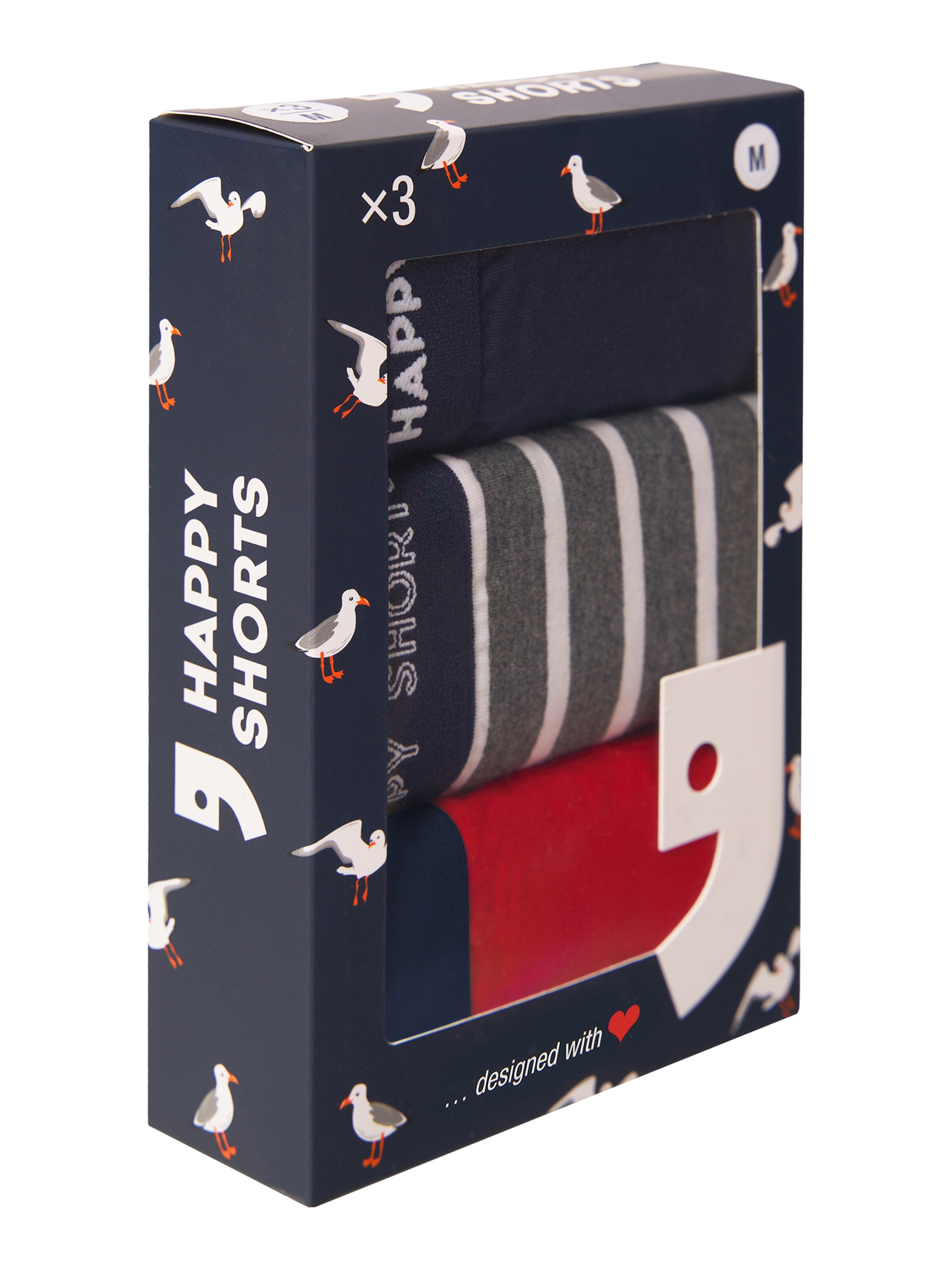 Boxers ' Motive ' Happy Shorts en mélange de couleurs