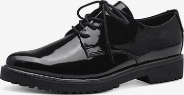 MARCO TOZZI Šněrovací boty – černá: přední strana