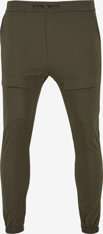 2Y Studios Tapered Cargo trousers in Green: front