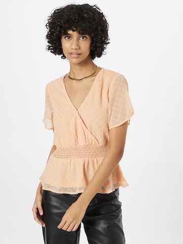 ABOUT YOU Blouse 'Janay' in Oranje: voorkant