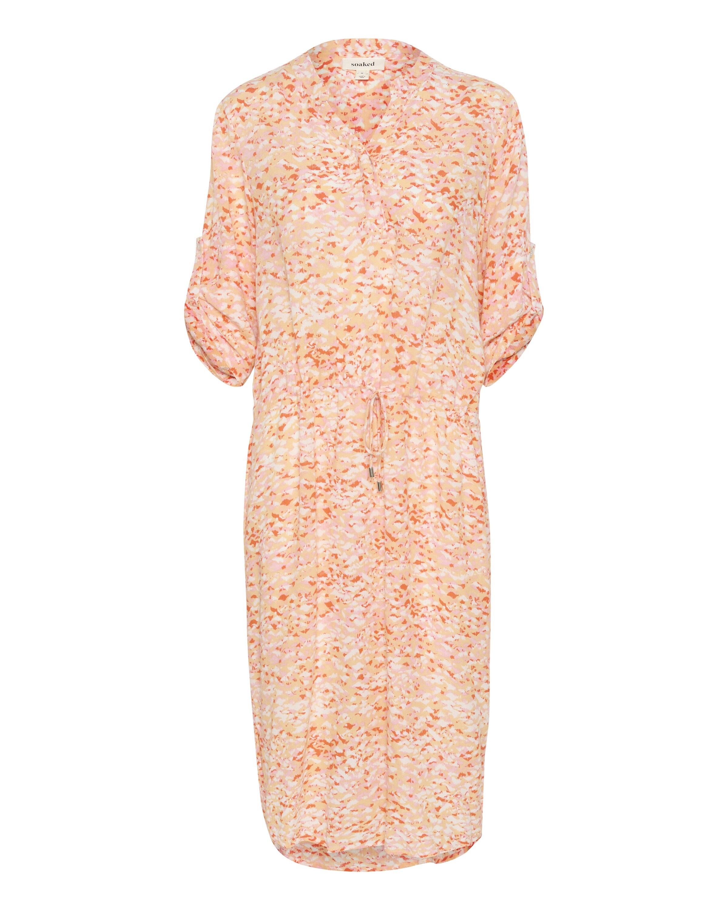 SOAKED IN LUXURY Kleid 'Zaya' in Orange: Vorderseite