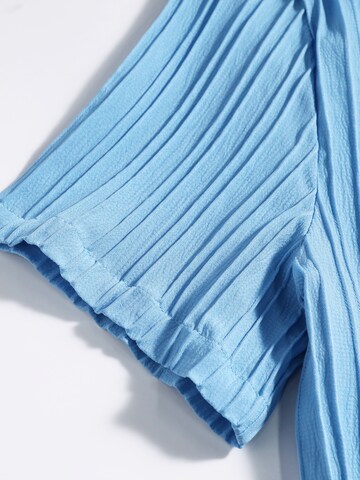 ALLTHEMEN Comfort fit Button Up Shirt 'Schwung' in Blue