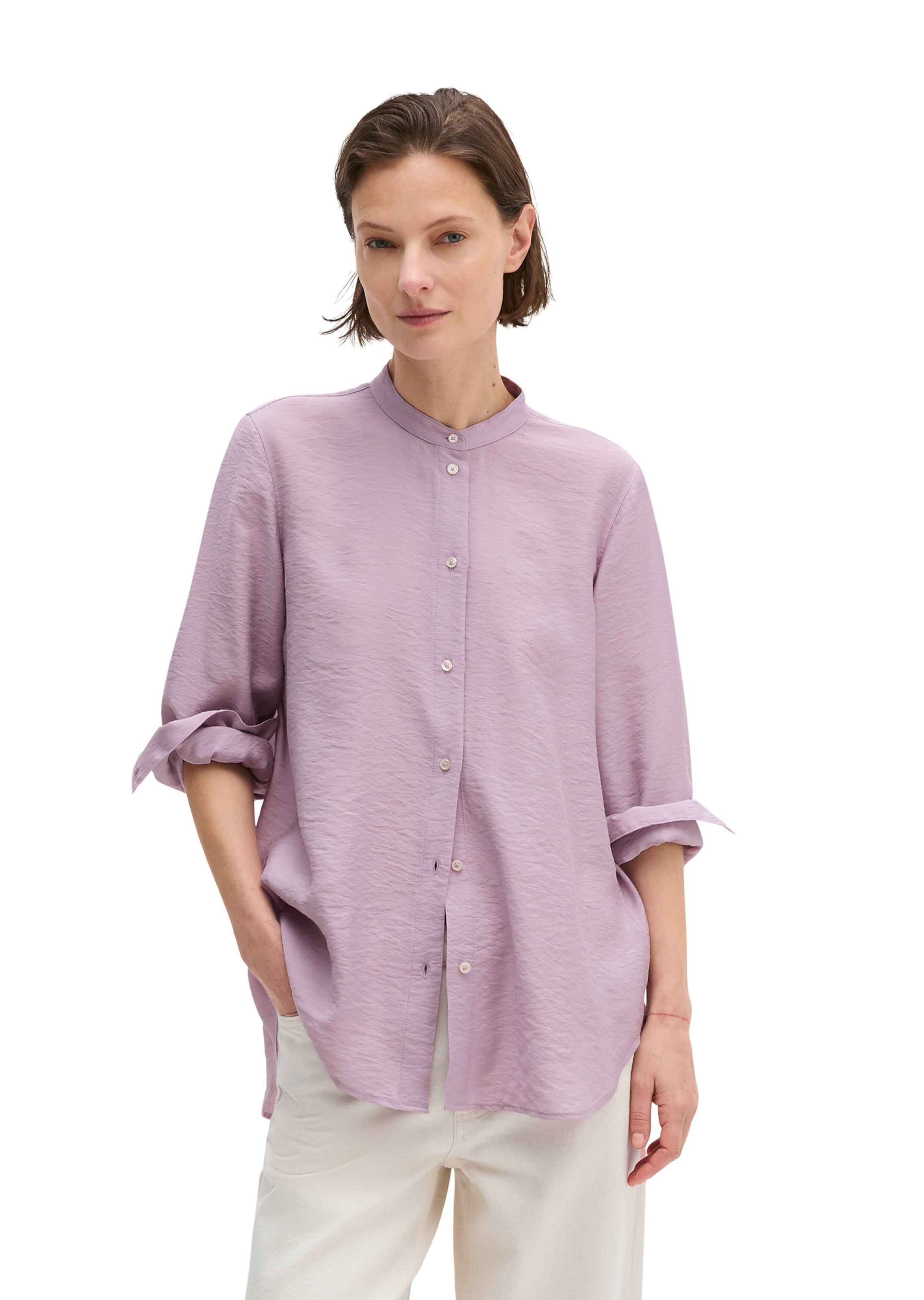 Marc O'Polo Blouse in Lila: voorkant