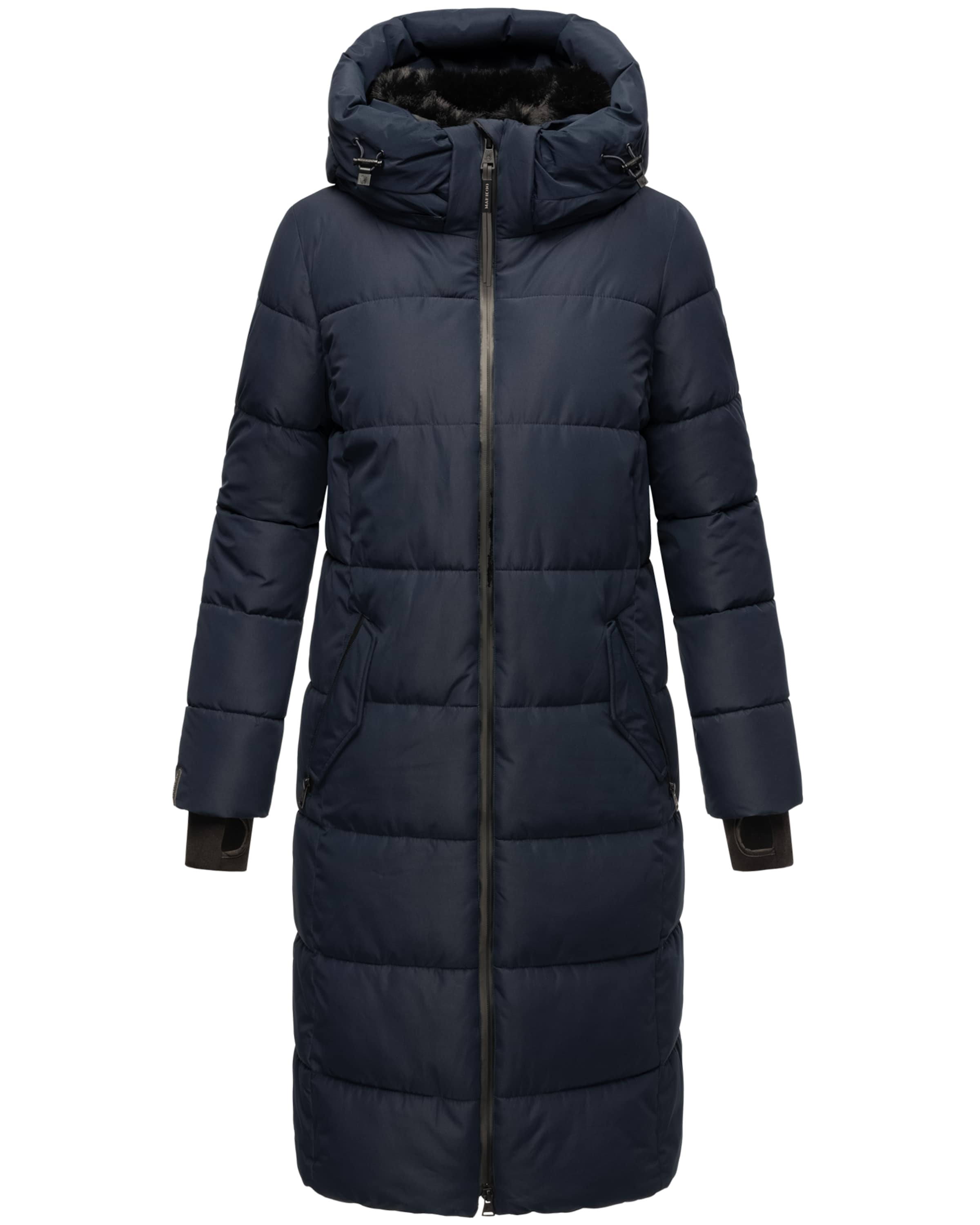 MARIKOO Winter coat 'Zuraraa XVI' in Blue: front