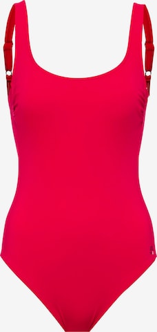 SUNFLAIR Bustier Badeanzug in Rot: predná strana