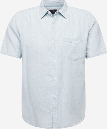 Coupe slim Chemise QS en bleu : devant