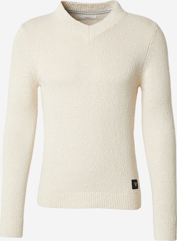 Pull-over s.Oliver en beige : devant