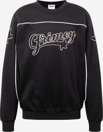 Grimey Sweatshirt 'MADRID' in Zwart: voorkant