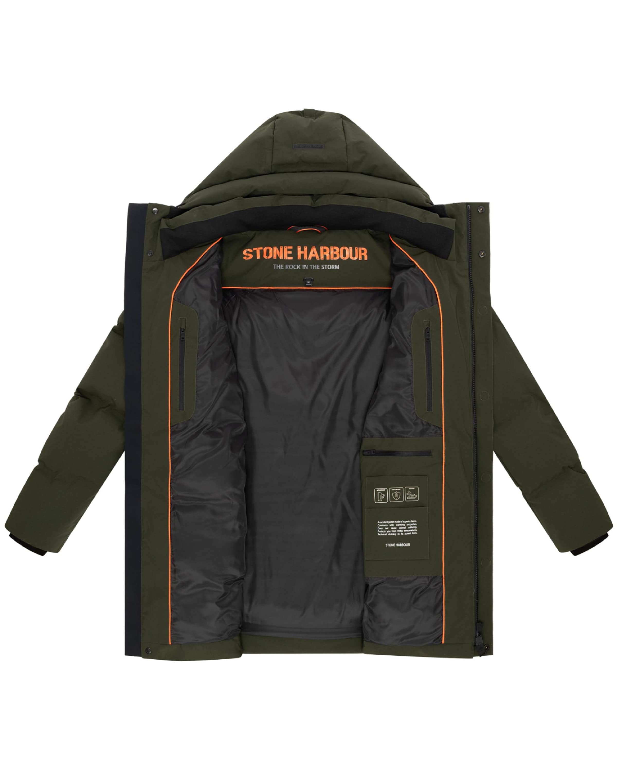 Cappotto invernale 'Darianoo XX' di STONE HARBOUR in verde