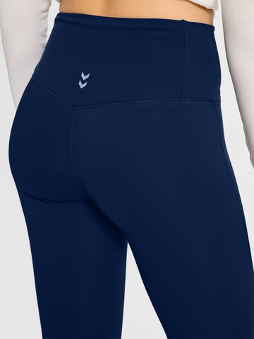 évasé Pantalon de sport Hummel en bleu