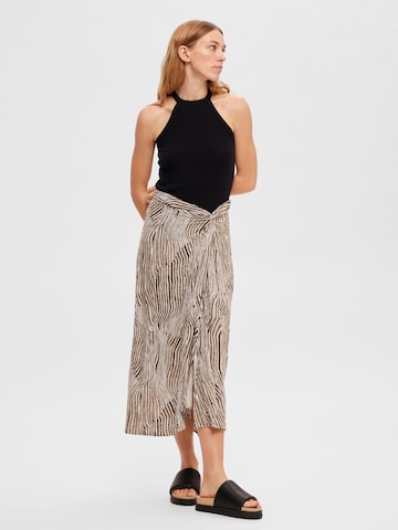 SELECTED FEMME Skirt in Beige