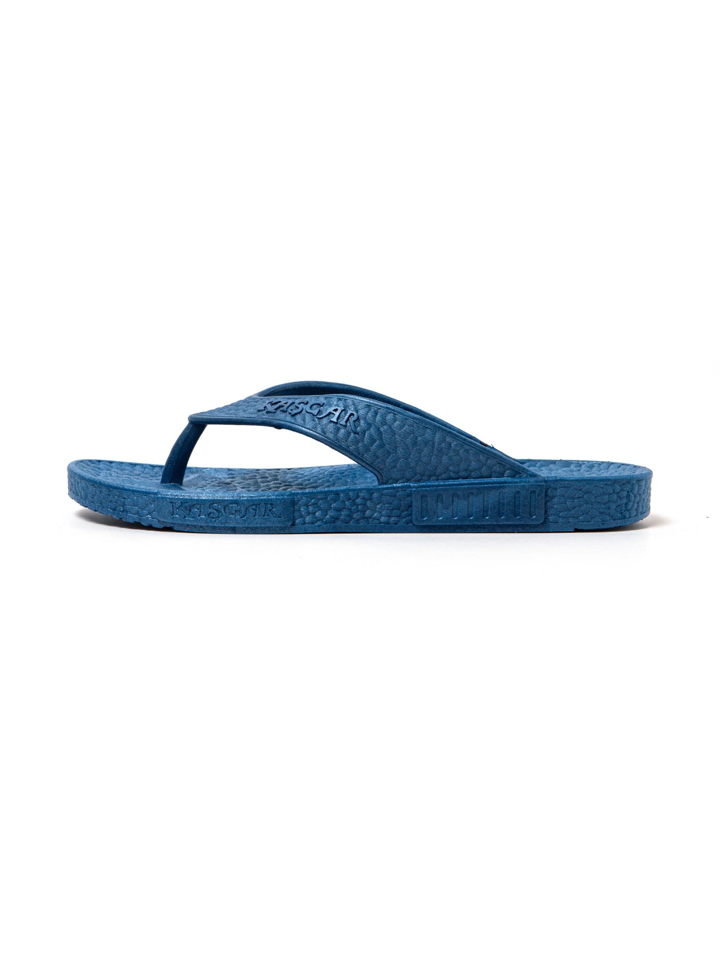 Brasileras Strand-/Badeschuh 'Gummix' in Blau: Vorderseite