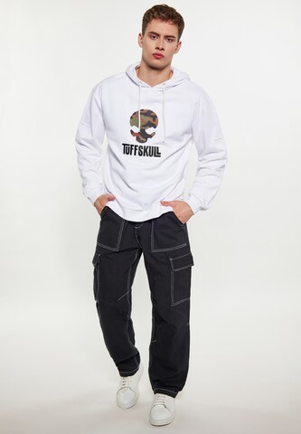 TUFFSKULL Sweatshirt in White