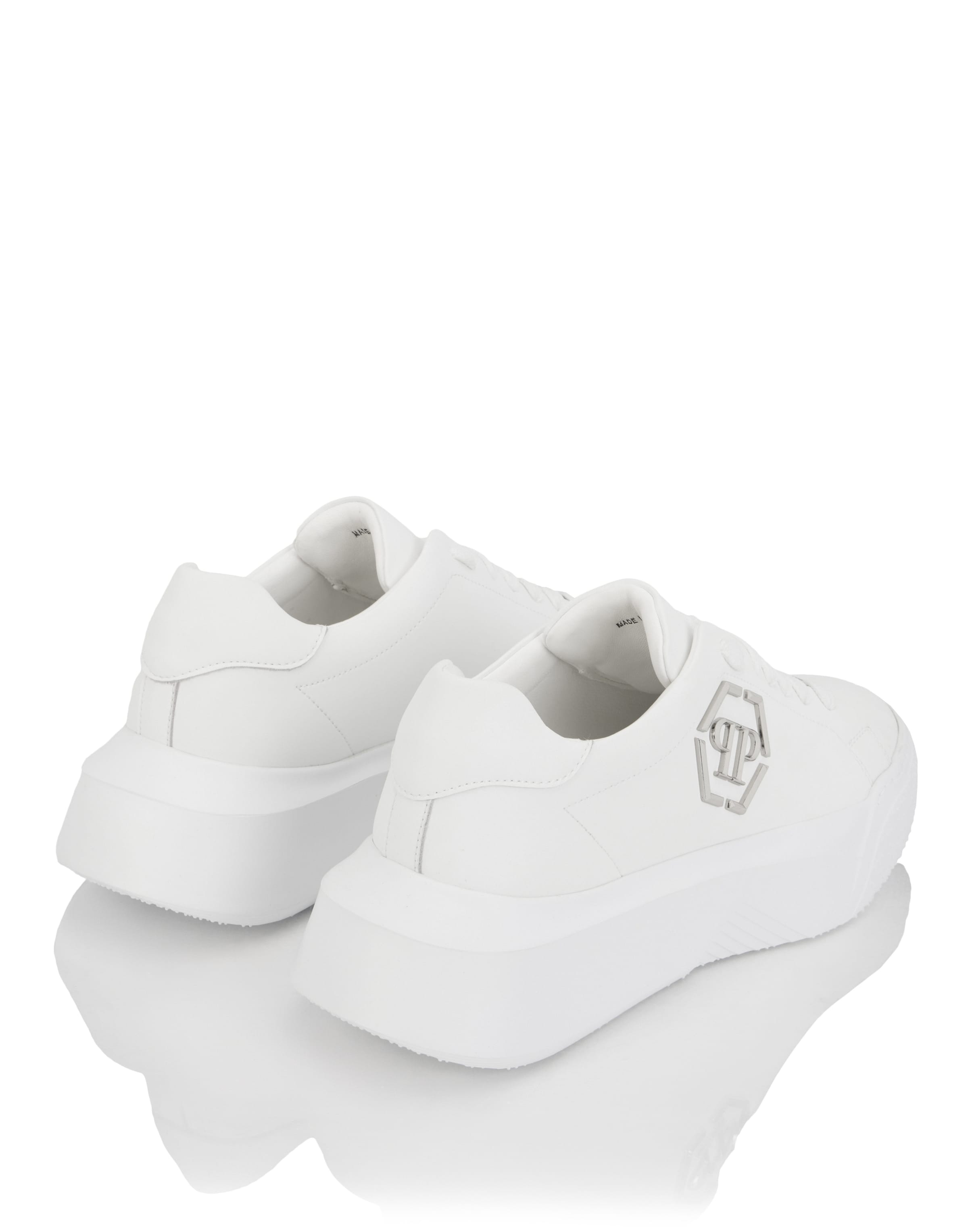 Sneaker bassa di Philipp Plein in bianco