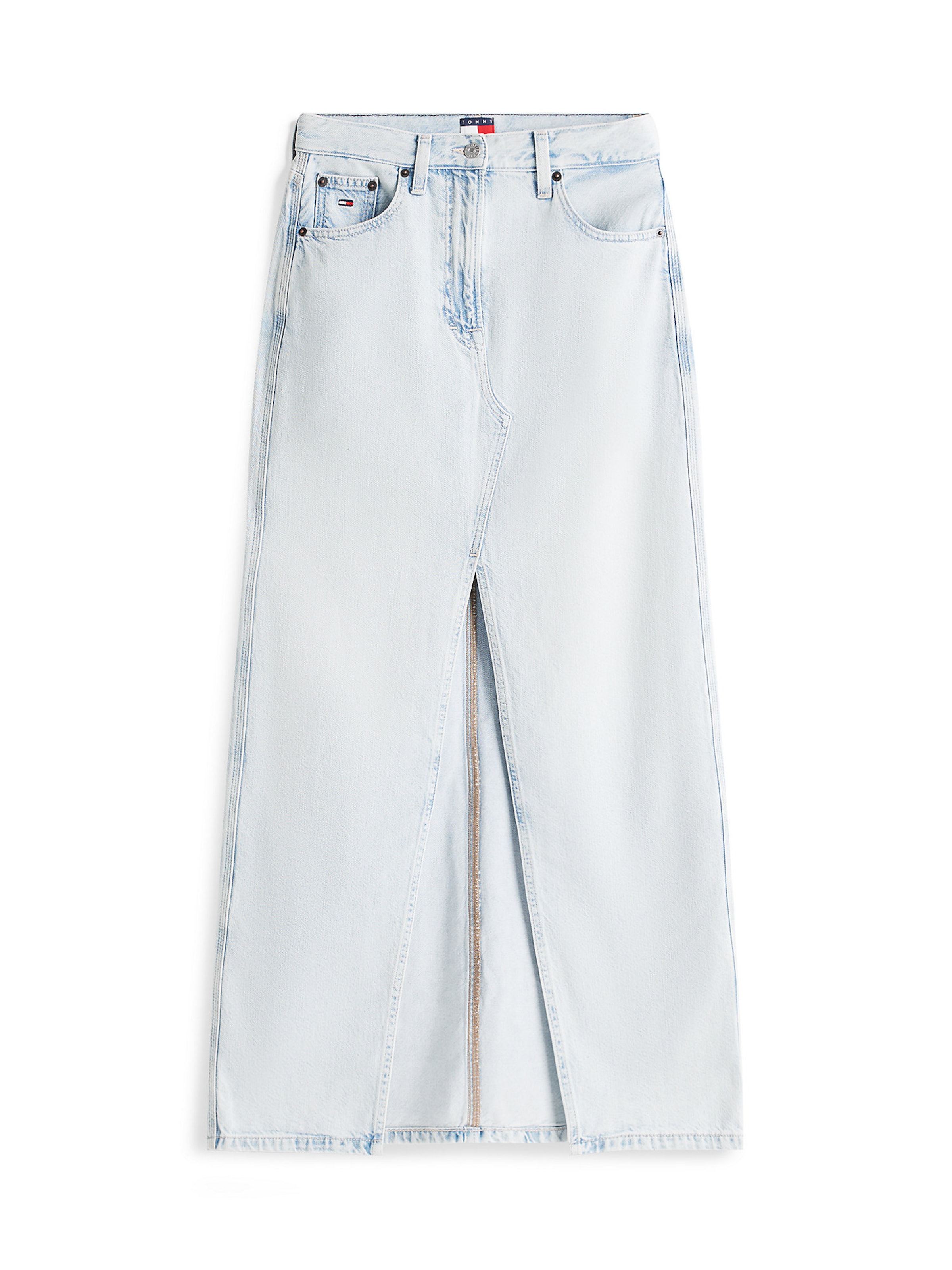 Tommy Jeans Nederdel 'CLAIRE' i blå: forside