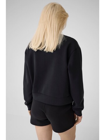 GUESS Athletic Zip-Up Hoodie in Black