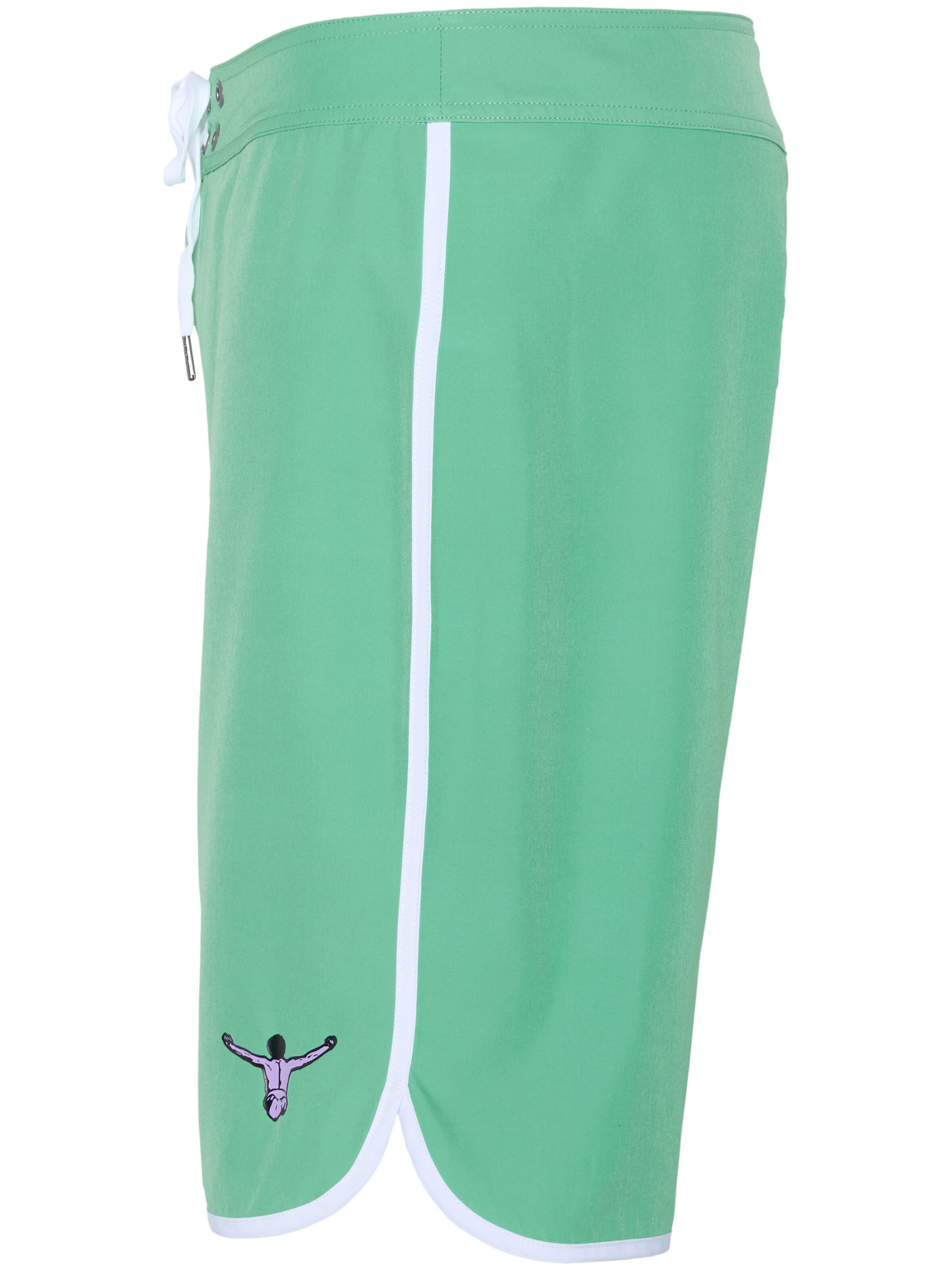 CHIEMSEE Athletic Swim Trunks in Green