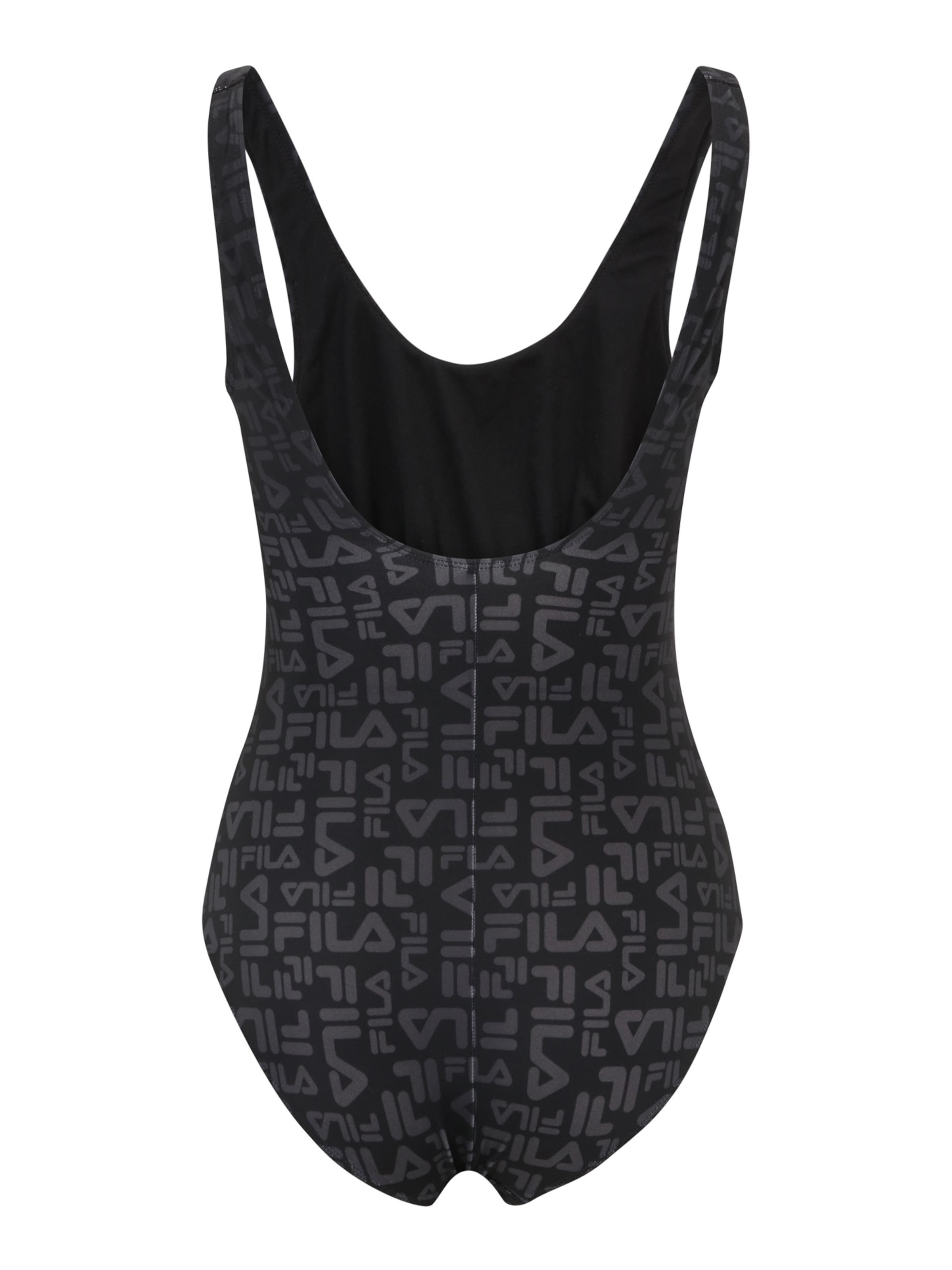 FILA Bustier Strój kąpielowy 'SARANDI' w kolorze czarny