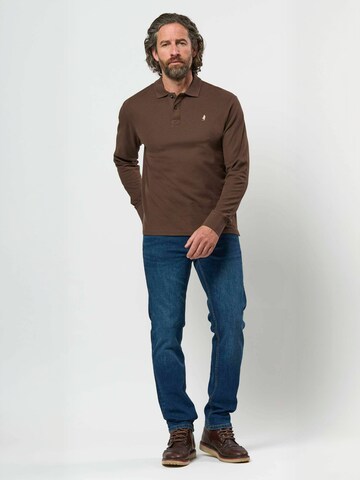 MCS Regular Fit Polo shirt ' MCRockwall ' in Braun