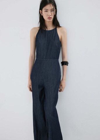 MANGO Jumpsuit 'Ibiza' in Blau