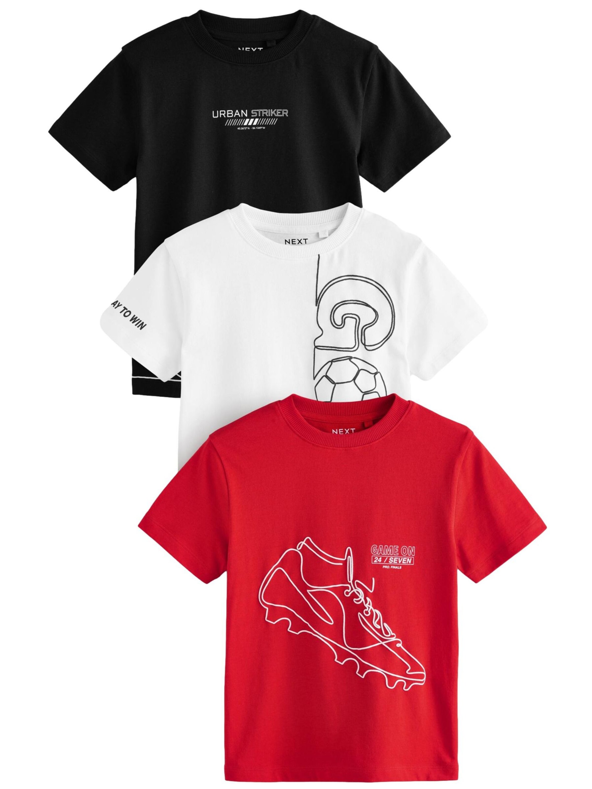 Next Shirt in Red: front