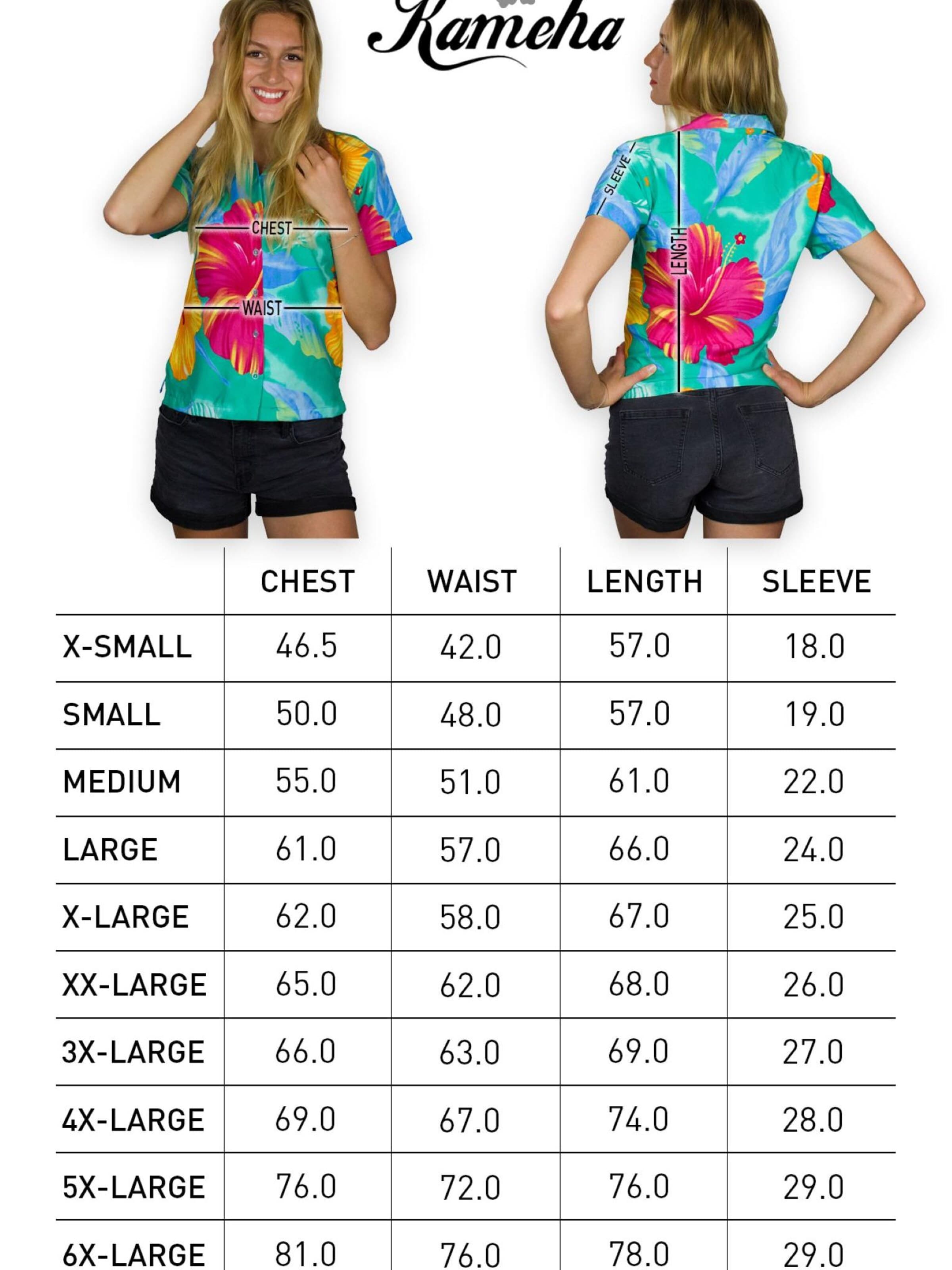King Kameha Bluse 'Big Flower'‌‌‌‌‌‌ in Blau: Vorderseite