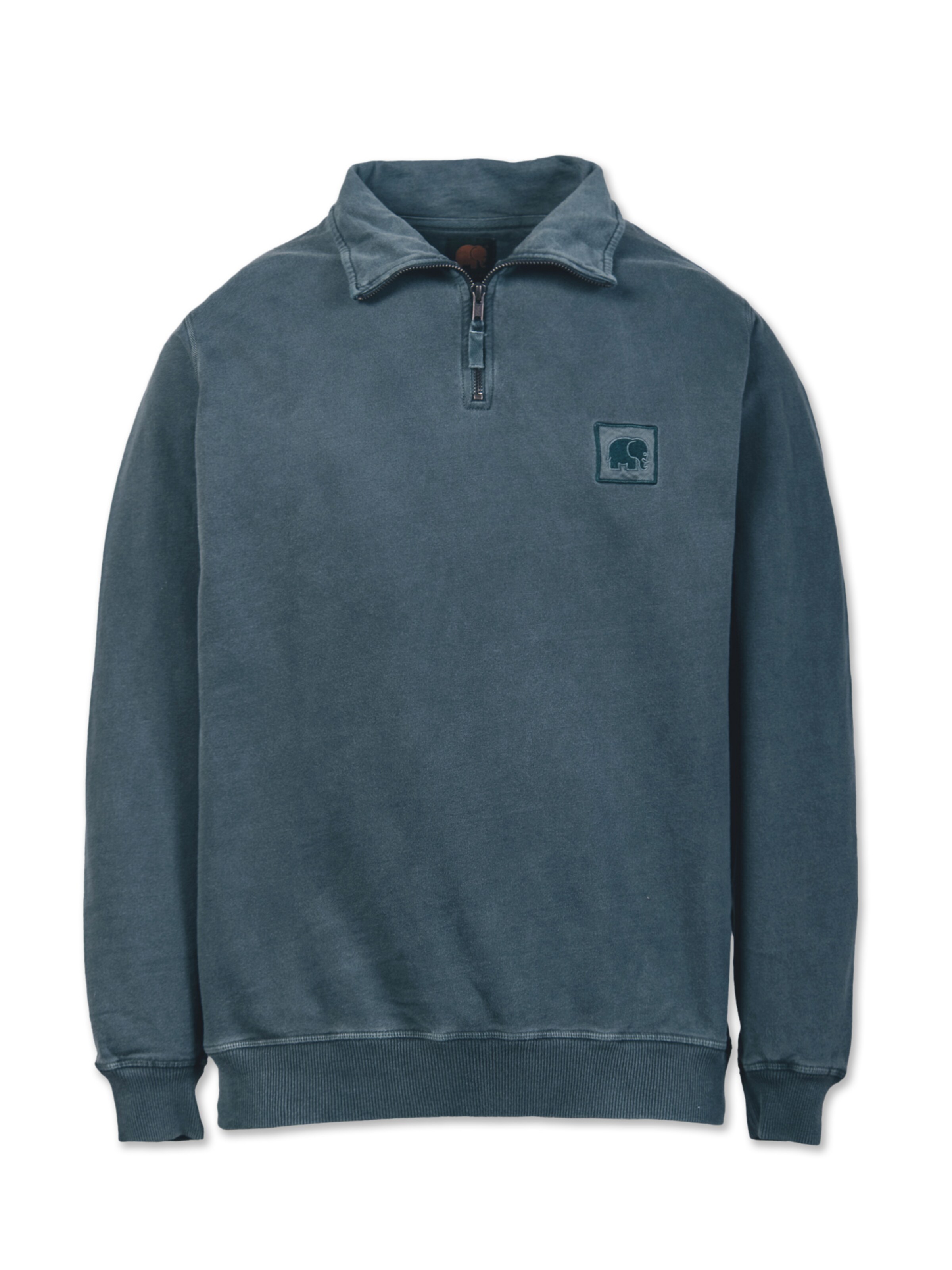 Trendsplant Sweatshirt ' SAUCE LOOPBACK ' i blå: framsida
