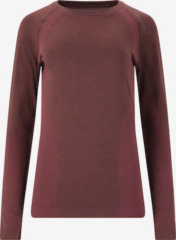 ENDURANCE Functioneel shirt 'Halen' in Rood: voorkant