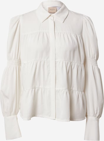 VILA ROUGE Bluzka 'MELEK' w kolorze biały: przód