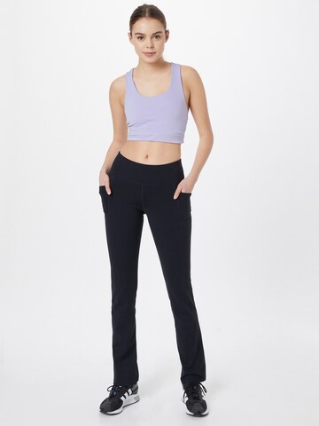 SKECHERS Slimfit Sportovní kalhoty – černá