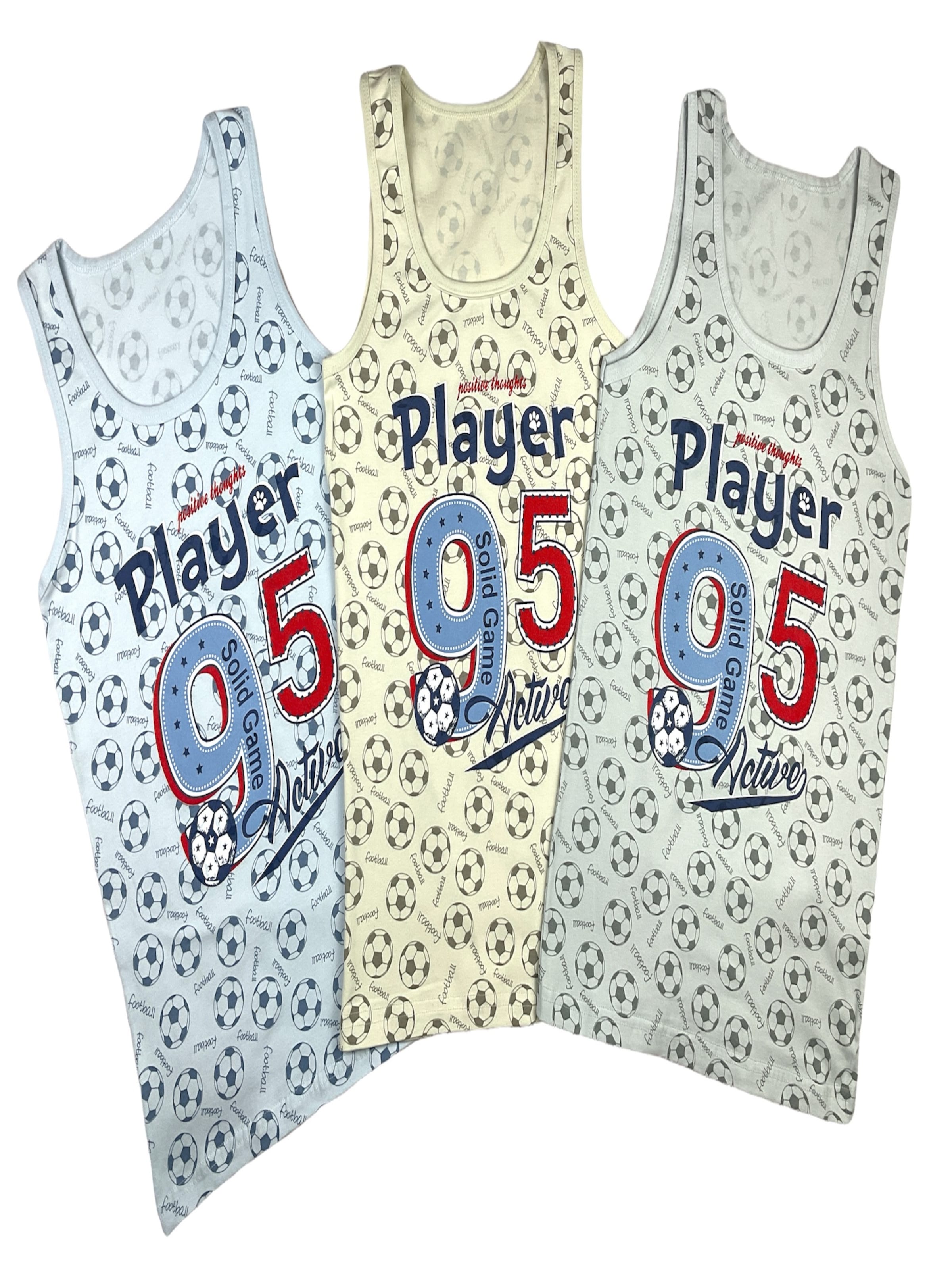 LOREZA Unterhemd 'Jungen Unterhemden Dominic'‌‌‌ in Mischfarben